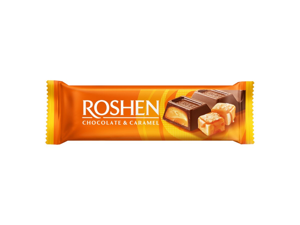 Десерт Roshen Млечен Шоколад С Карамел