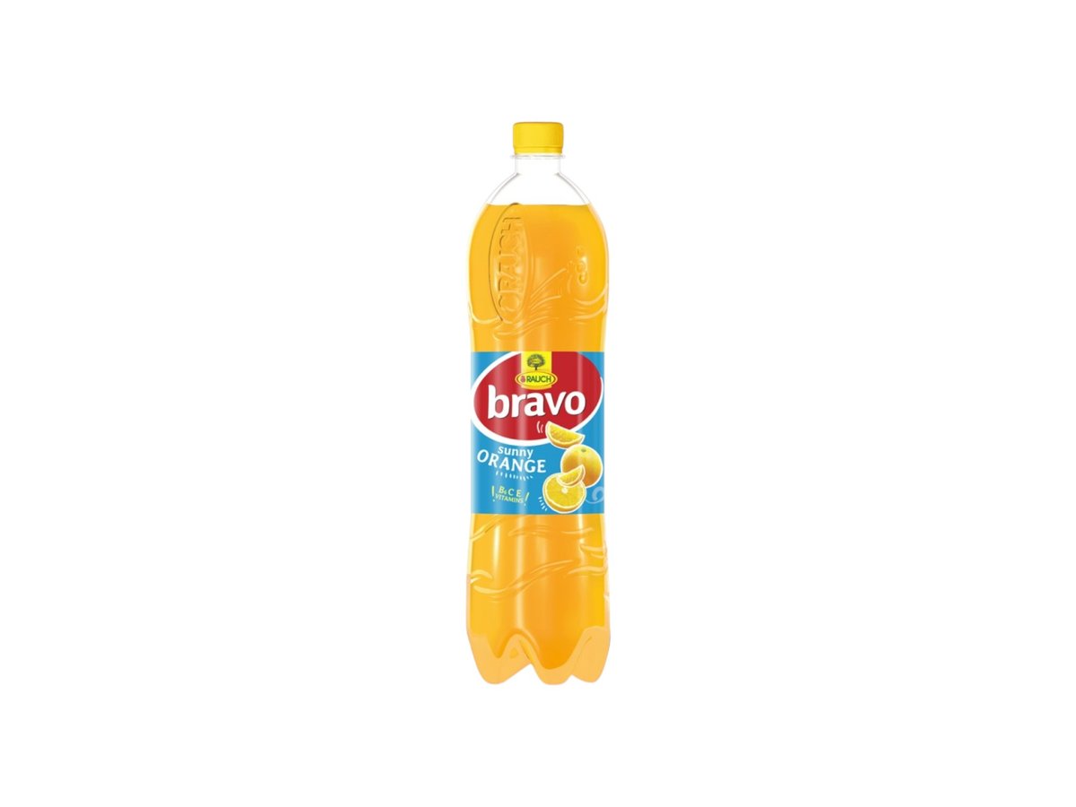 Напитка Плодова Rauch Bravo Портокал 1л