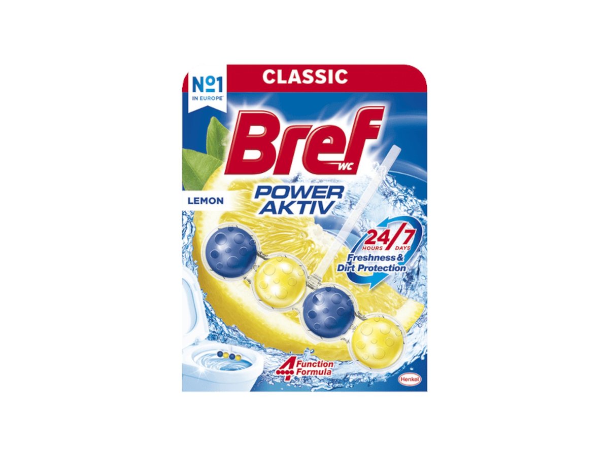 Ароматизатор Bref Wc Power Aкtiv Лимон 50 Г Кошница