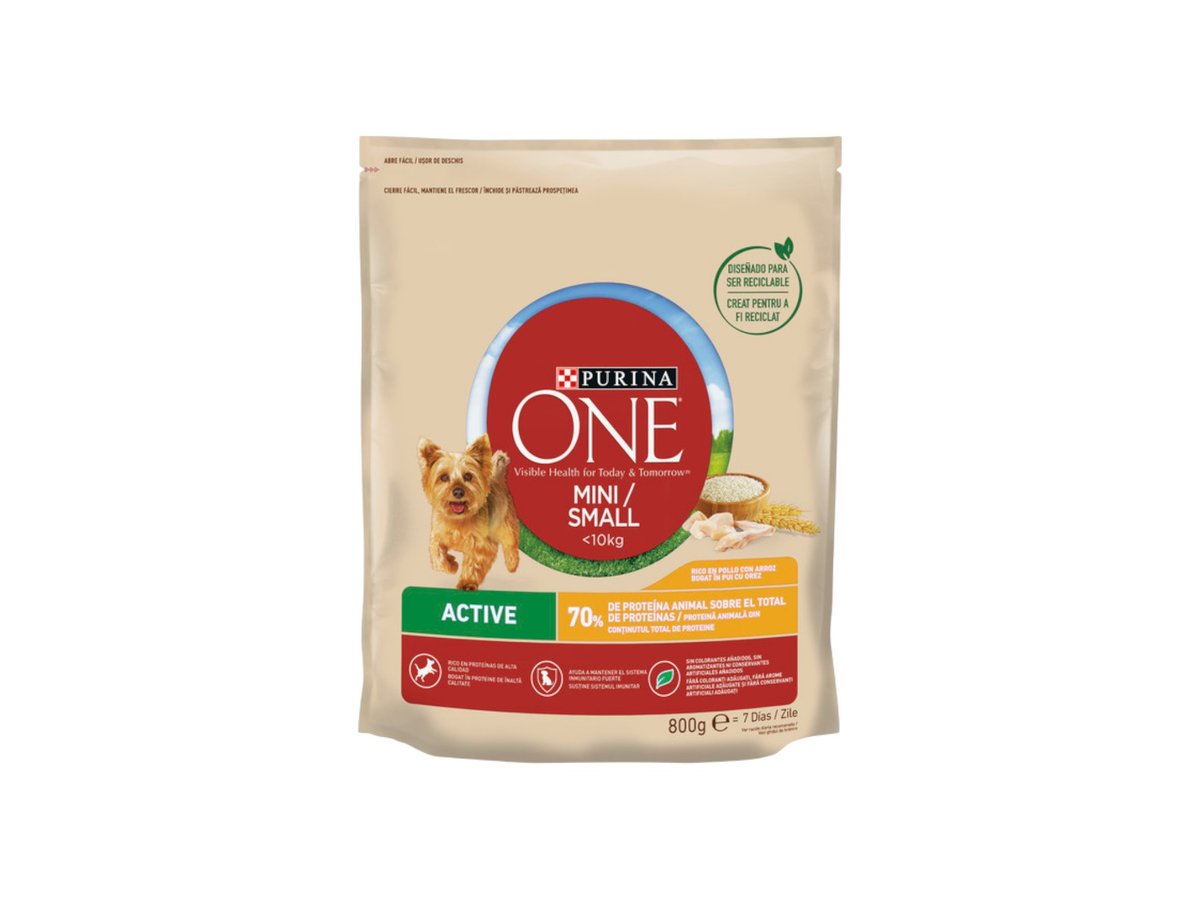Храна за Кучета Purina One Mini Adtive Суха 800Г Пиле