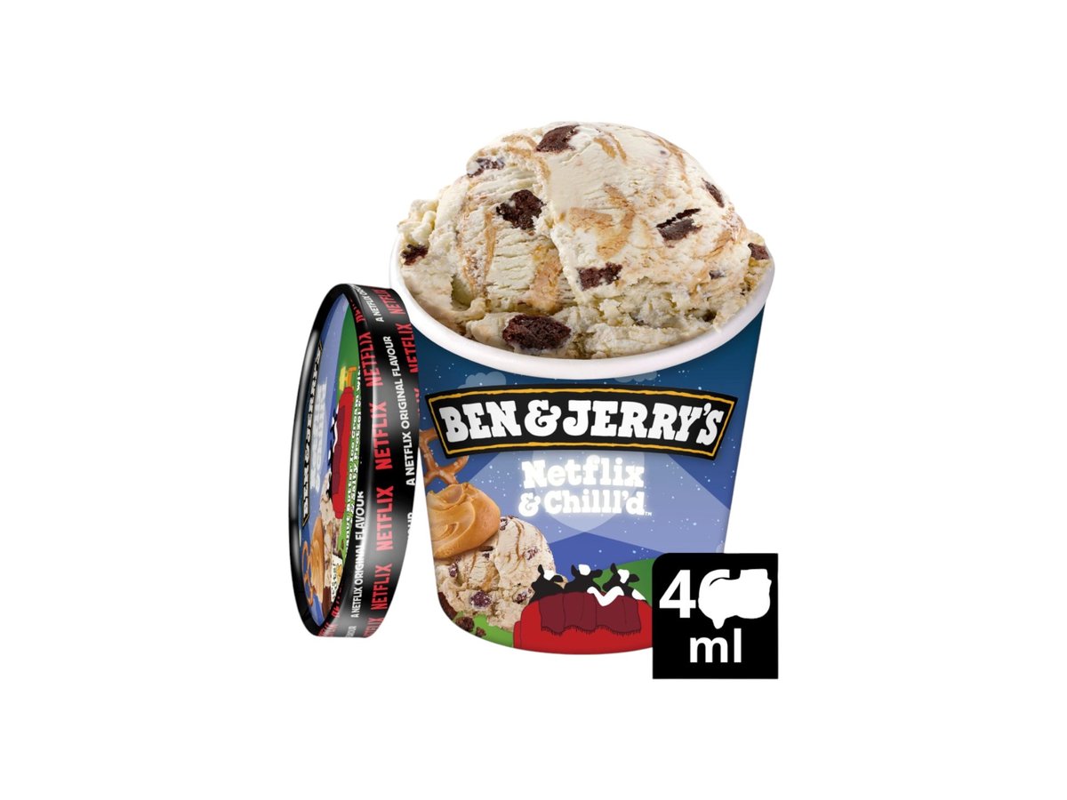 Сладолед B&J Netflix&Chilld 465мл