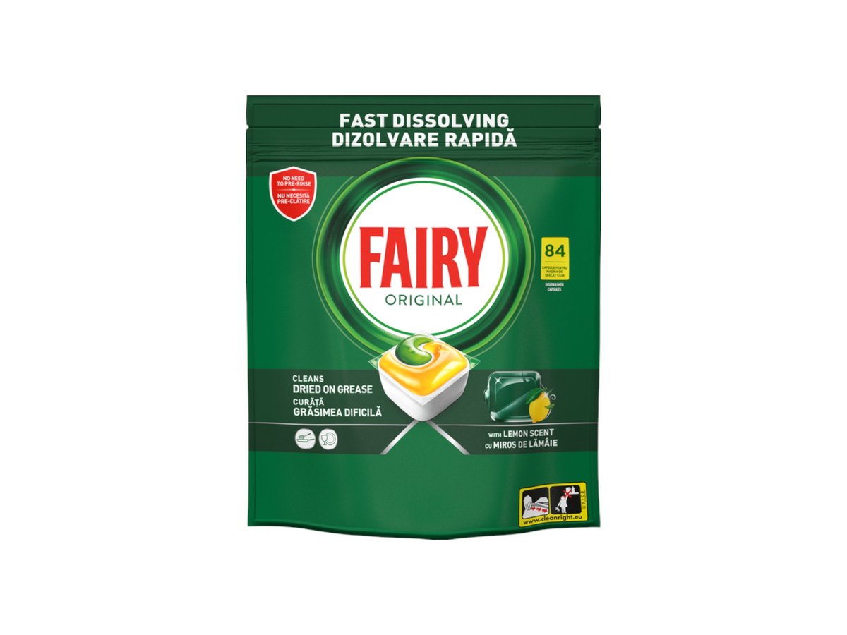 Таблетки За Съдомиялна Fairy Original All In 1 Lemon 84бр