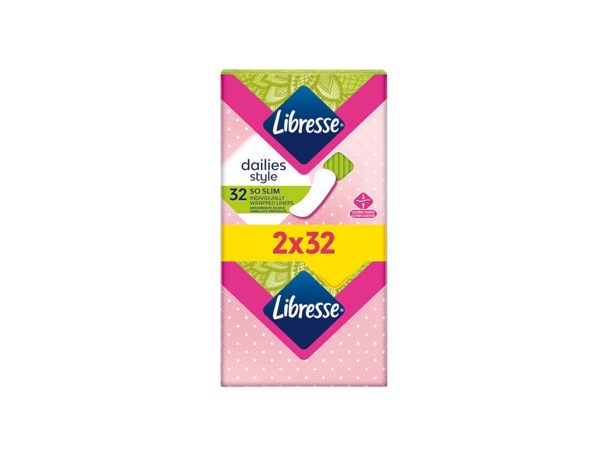 Дамски Превръзки Libresse Duo Pack So Slim Ежедневни 2х32бр