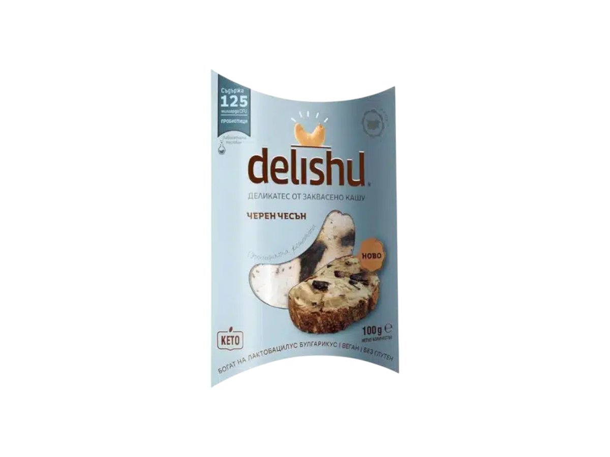 Деликатес Delishu Закв.Кашу с Черен Чесън 100гр