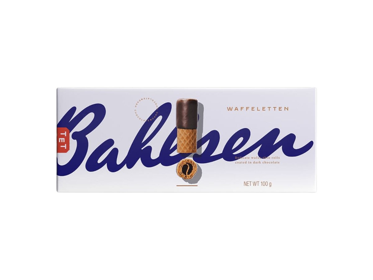 Вафлени Пурички Bahlsen Waffeleten Dark 100гр