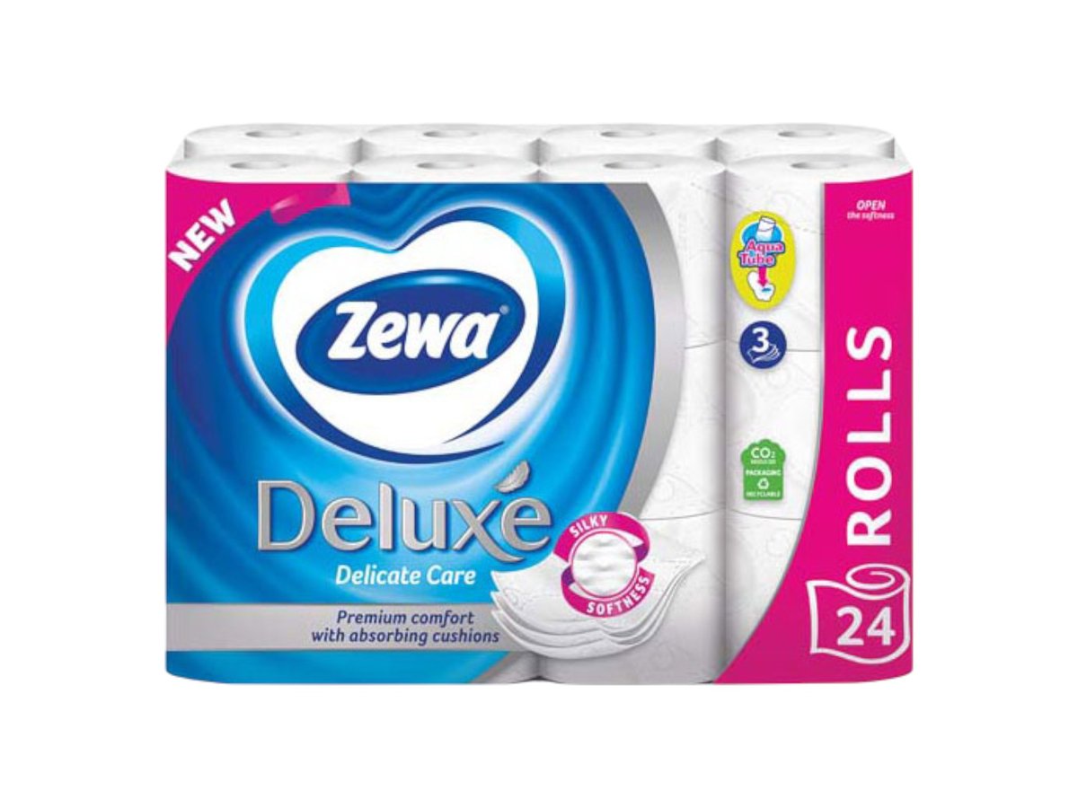Тх Zewa Deluxe Деликатна Грижа 24 Бр 3 Пласта