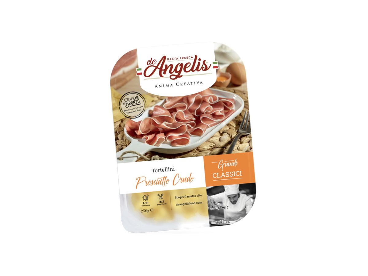Тортелони De Angelis Прошуто 250гр