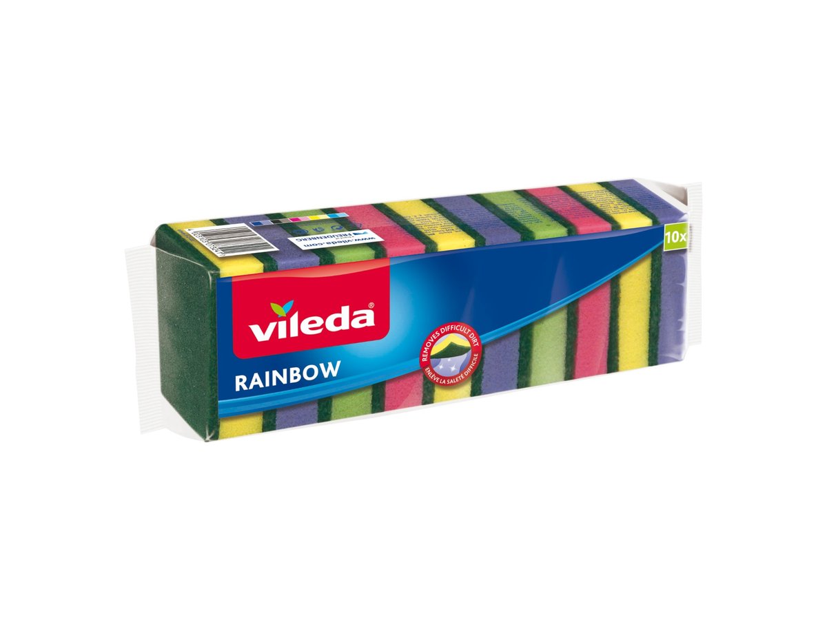 Гъба Домаринска Vileda Rainbow 10бр