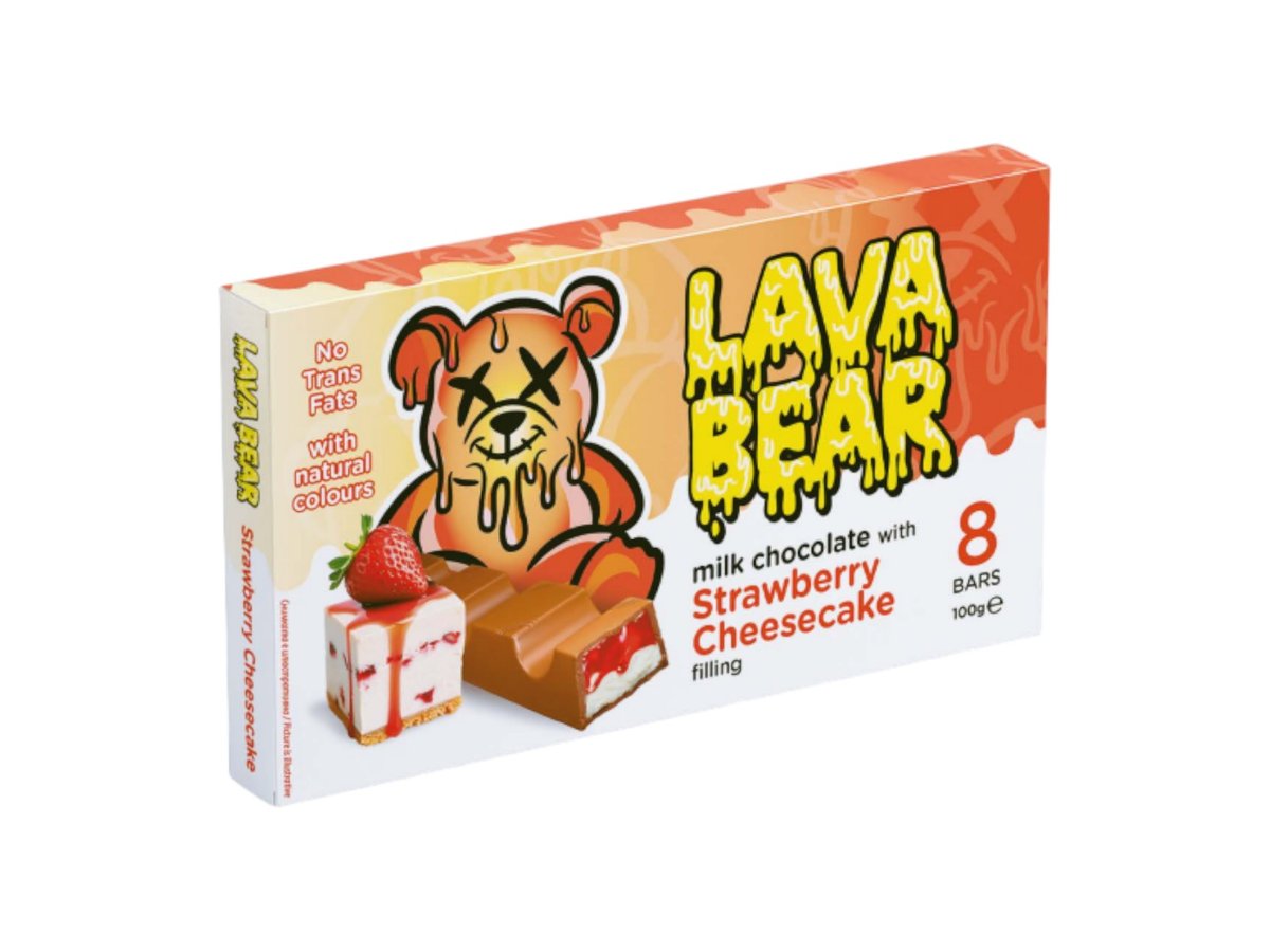 Шоколад Lava Bear Ягодов Чийзкейк 100гр