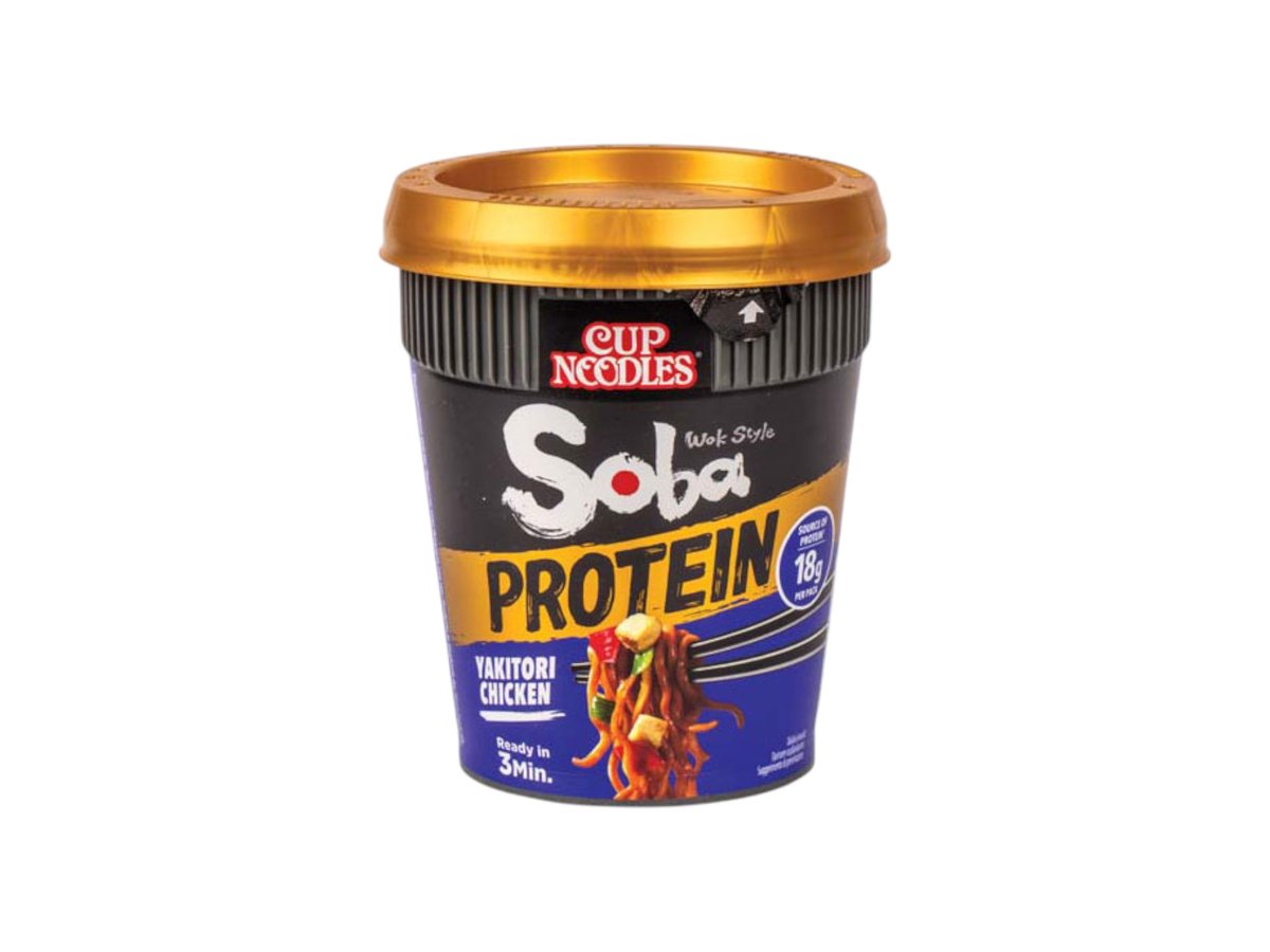 Нудли Nissin Soba Protein Пиле 90 Г Чаша