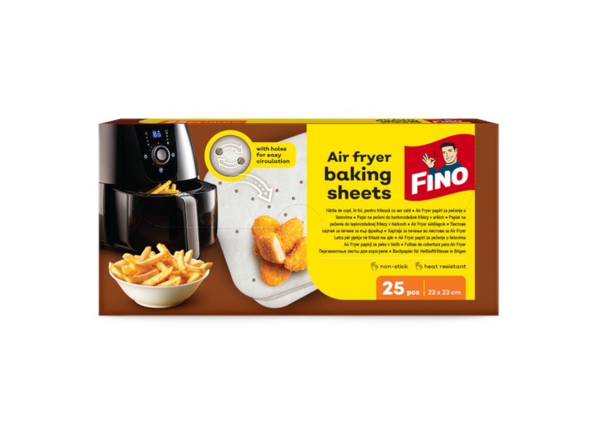 Листове За Печене Fino Еър Фрайър 23 См 25бр-61132