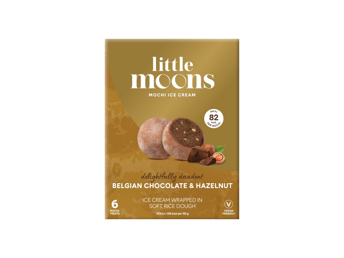 Сладолед Little Moons Белг. Шоколад И Лешници 6бр 192грmoc