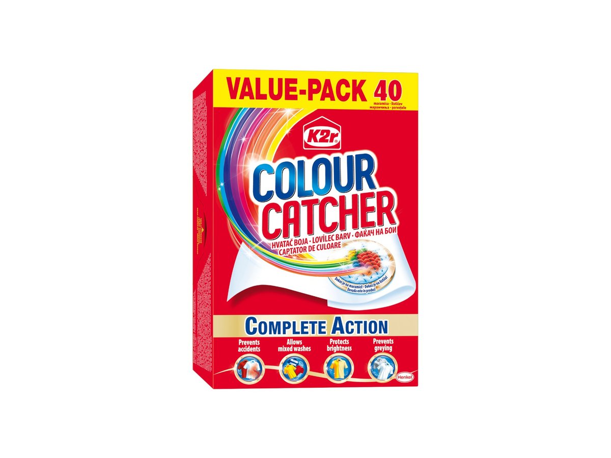 Кърпи Цветоулавящи Color Catcher Цветно 40бр