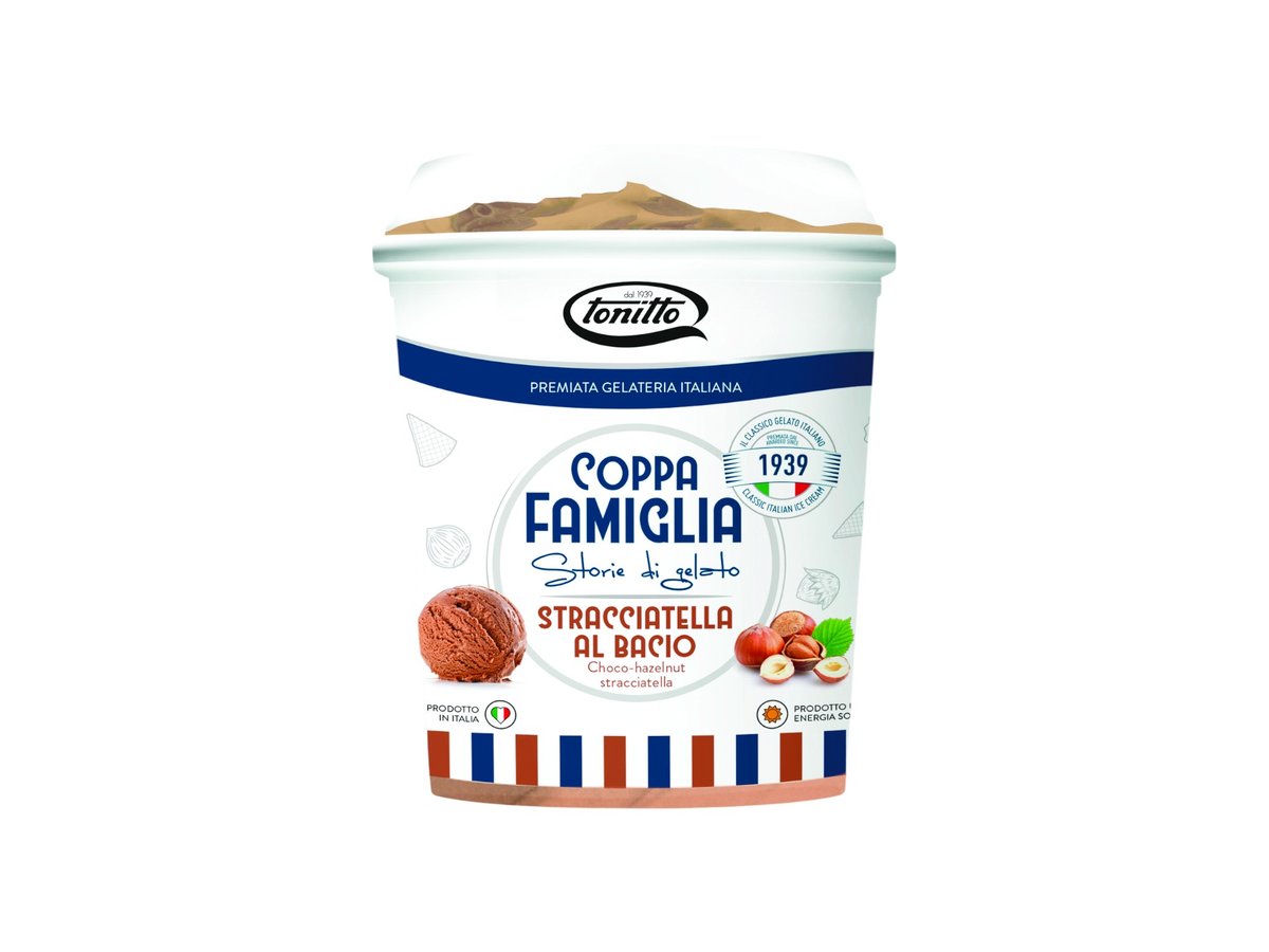 Сладолед Tonitto Coppa Famiglia Страчатела 500гр Import