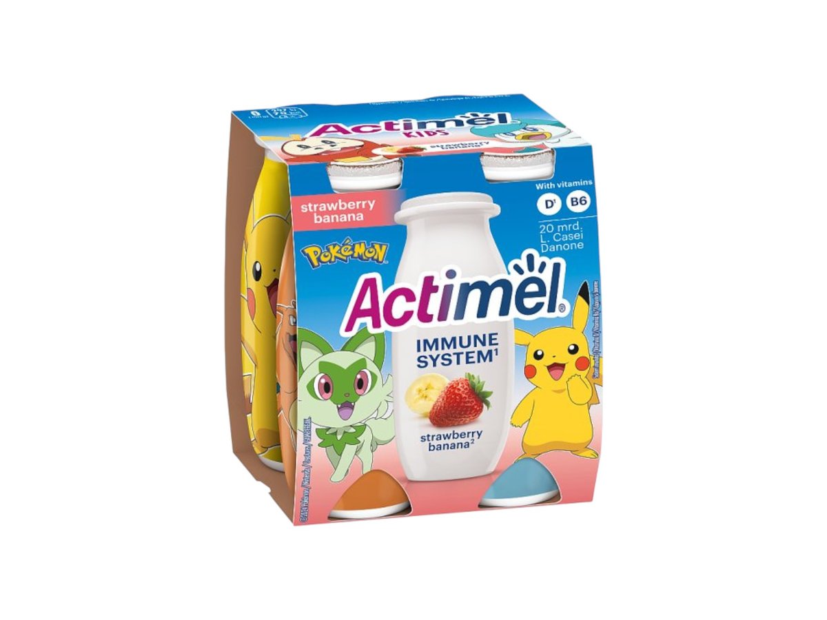 Actimel Kids Ягода/Банан 4брх100гр
