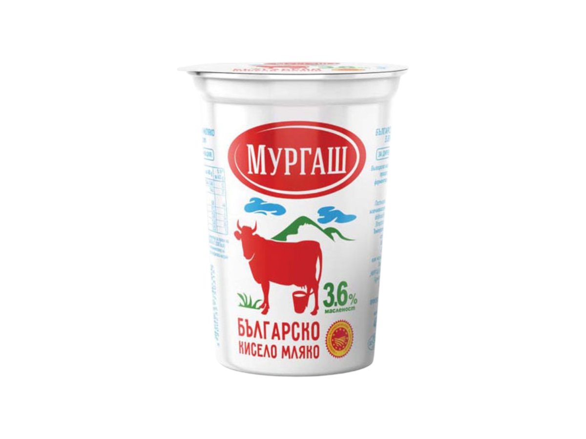 Мляко Кисело Мургаш По Знп 3.6% 400 Гр