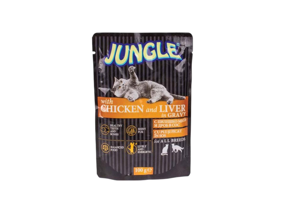Храна За Котки Jungle Пауч Пиле