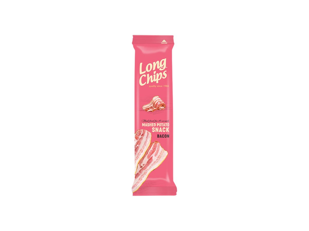 Чипс Long Chips Бекон 75гр