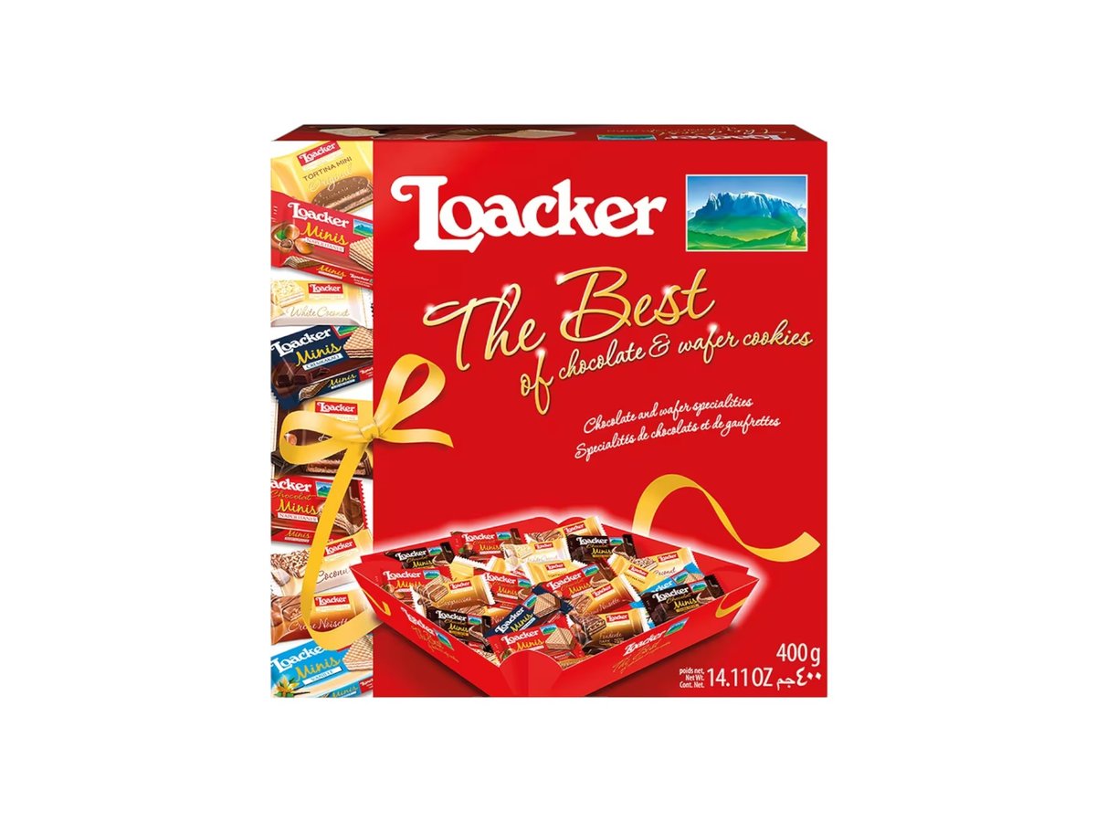 Вафли Loacker The Best Of 400гр