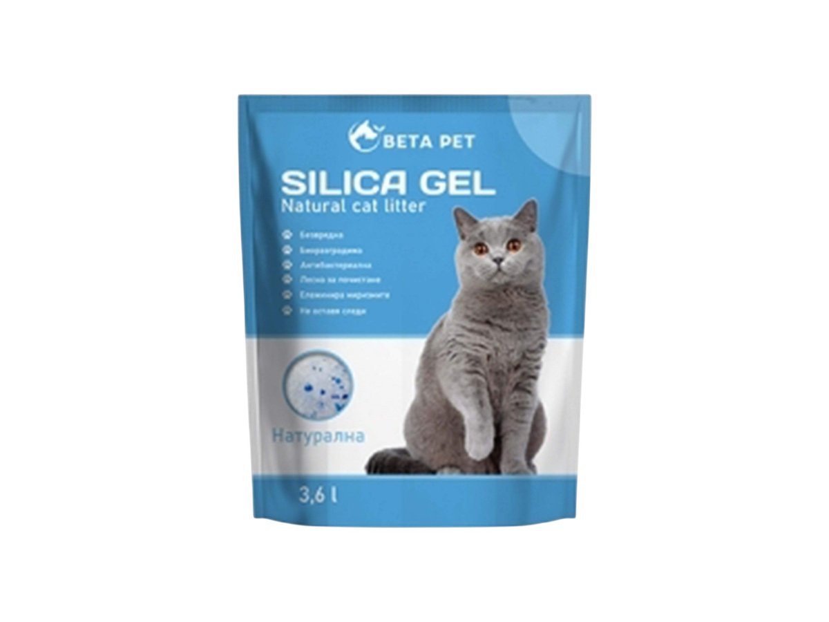 Тоалетна Котешка Beta Pet Силикон Натурална 3.6л