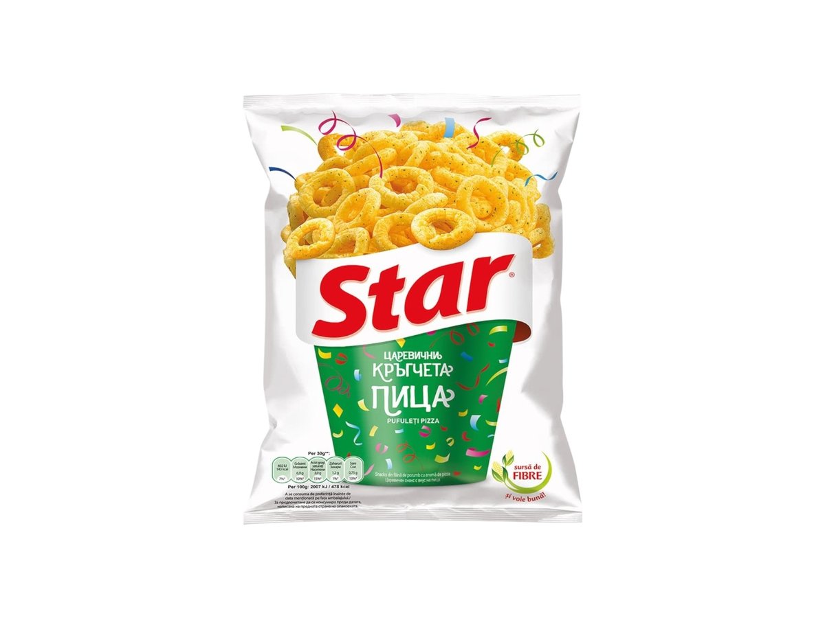 Снакс Star Пица 80гр Пакет