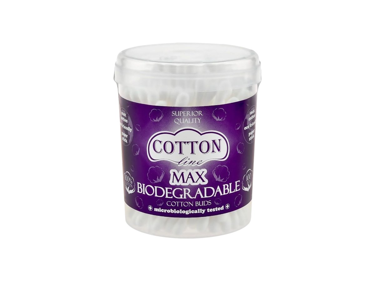 Клечки За Уши Cotton Line Биоразгр. 100бр Кутия