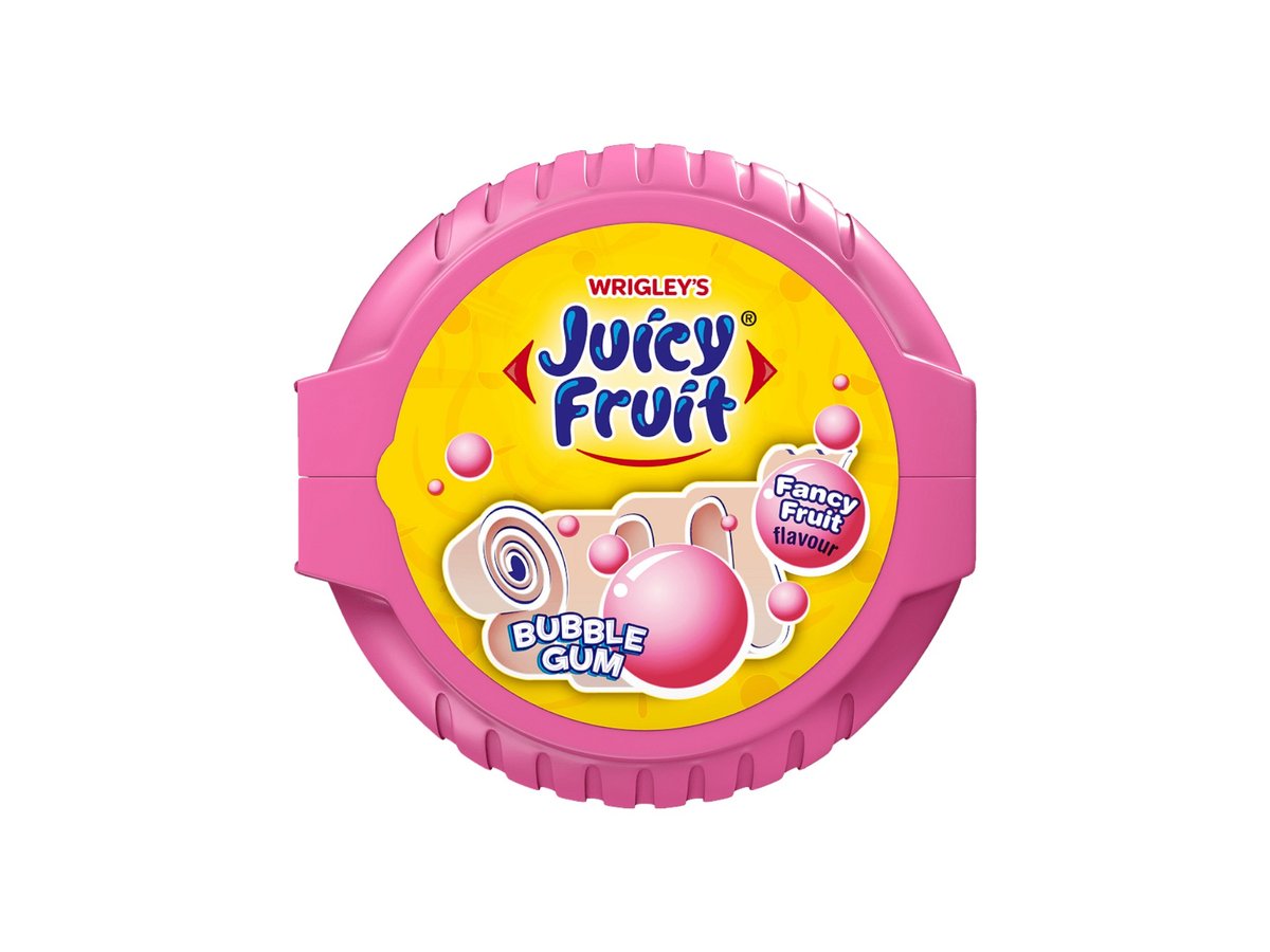 Дъвли Juicy Fruit Фенси Фрут Ролка 64гр
