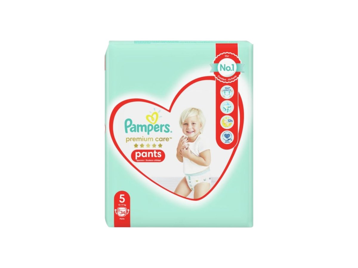 Памперс Гащички Премиум S5 34бр