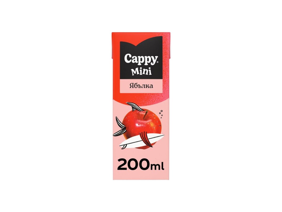 Нектар Cappy Ябълка 50% 200мл Тетрапак