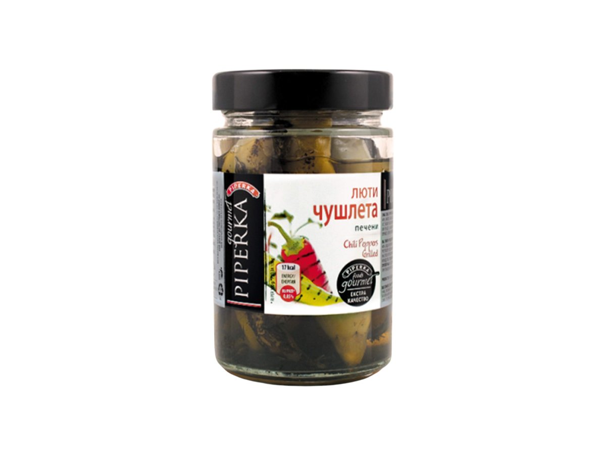 Чушки Piperka Люти Печени 120гр Буркан