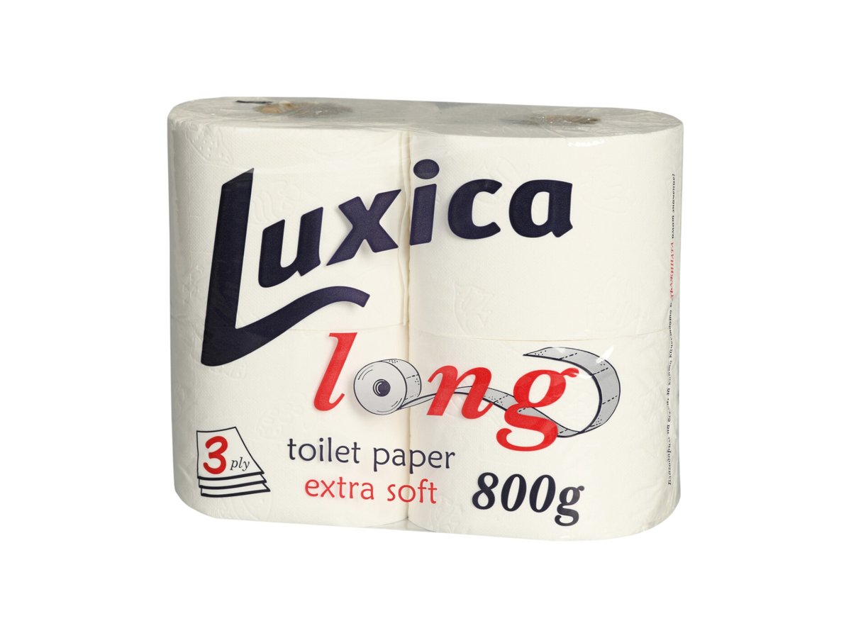 ТХ Luxica Бяла 4бр Трипластова 800гр Пакет