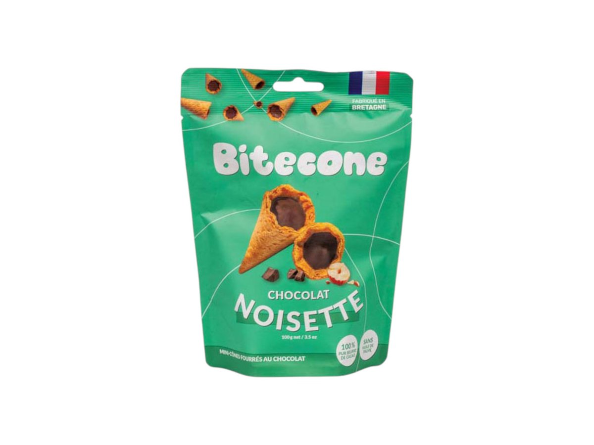 Фунийки Вафлени Bitecone Лешник И Шоколад 100 Г