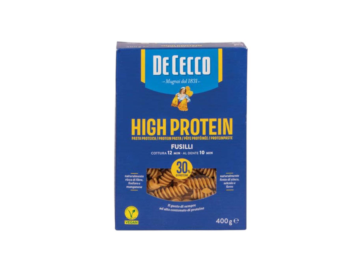 Макарони De Cecco High Protein Фусили 400 Г
