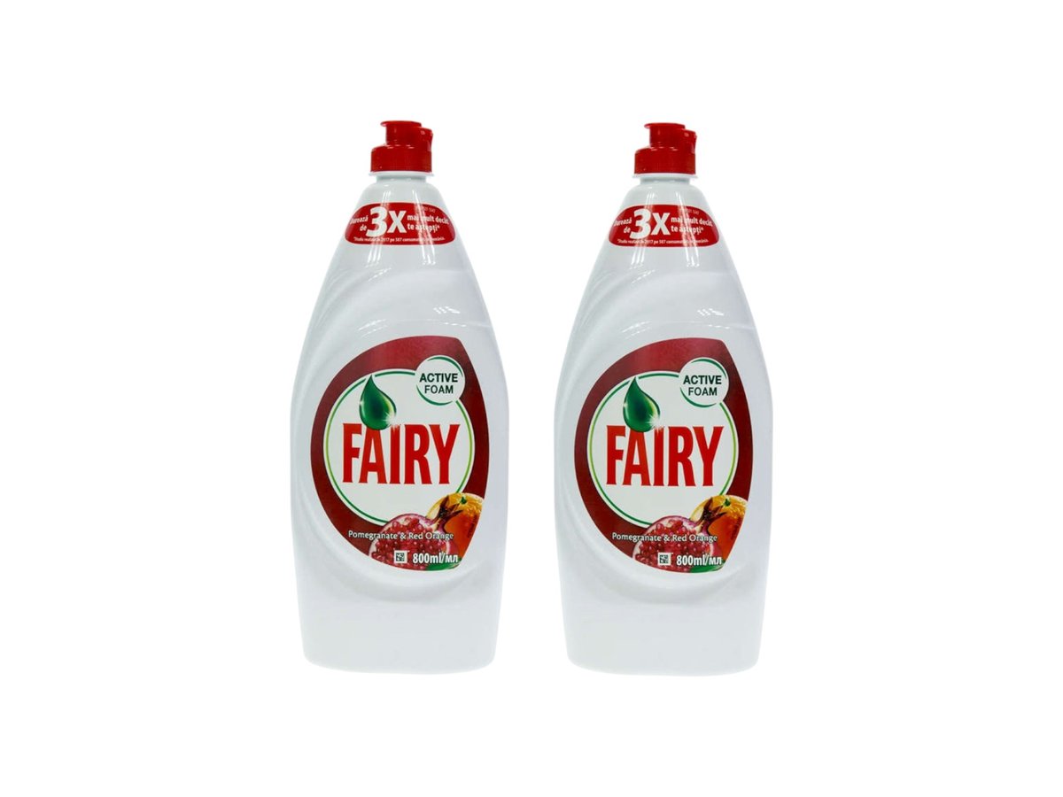 Кт Препарати за Съдове Fairy Нар и Портокал 2брх800мл