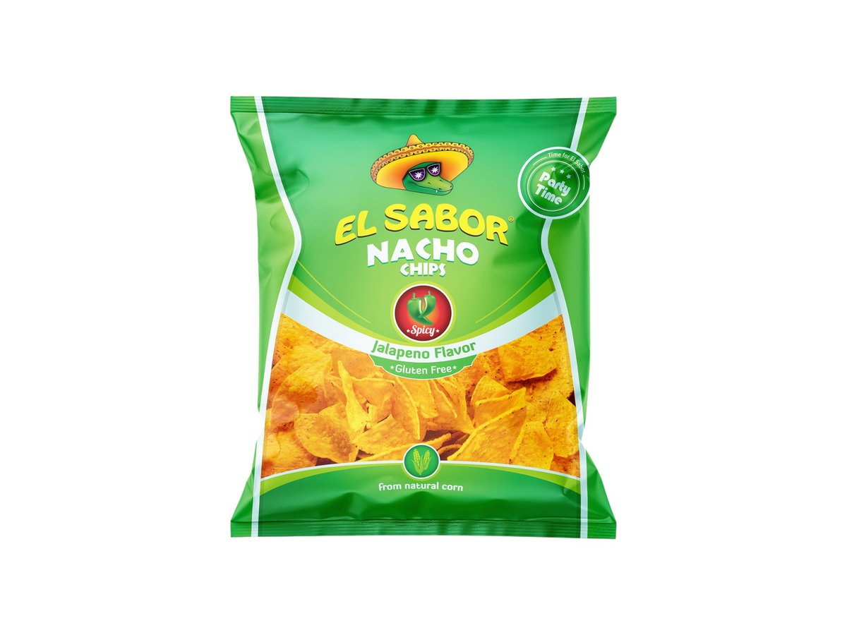 Чипс El Sabor Люта Чушка Царевичен 225гр