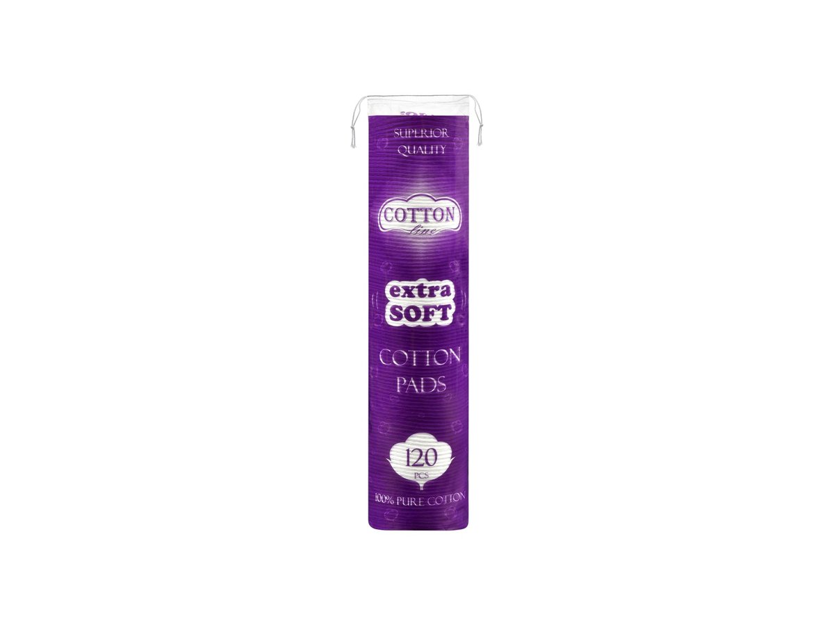 Тампони За Дегримиране Cotton Line Extra Soft 120бр
