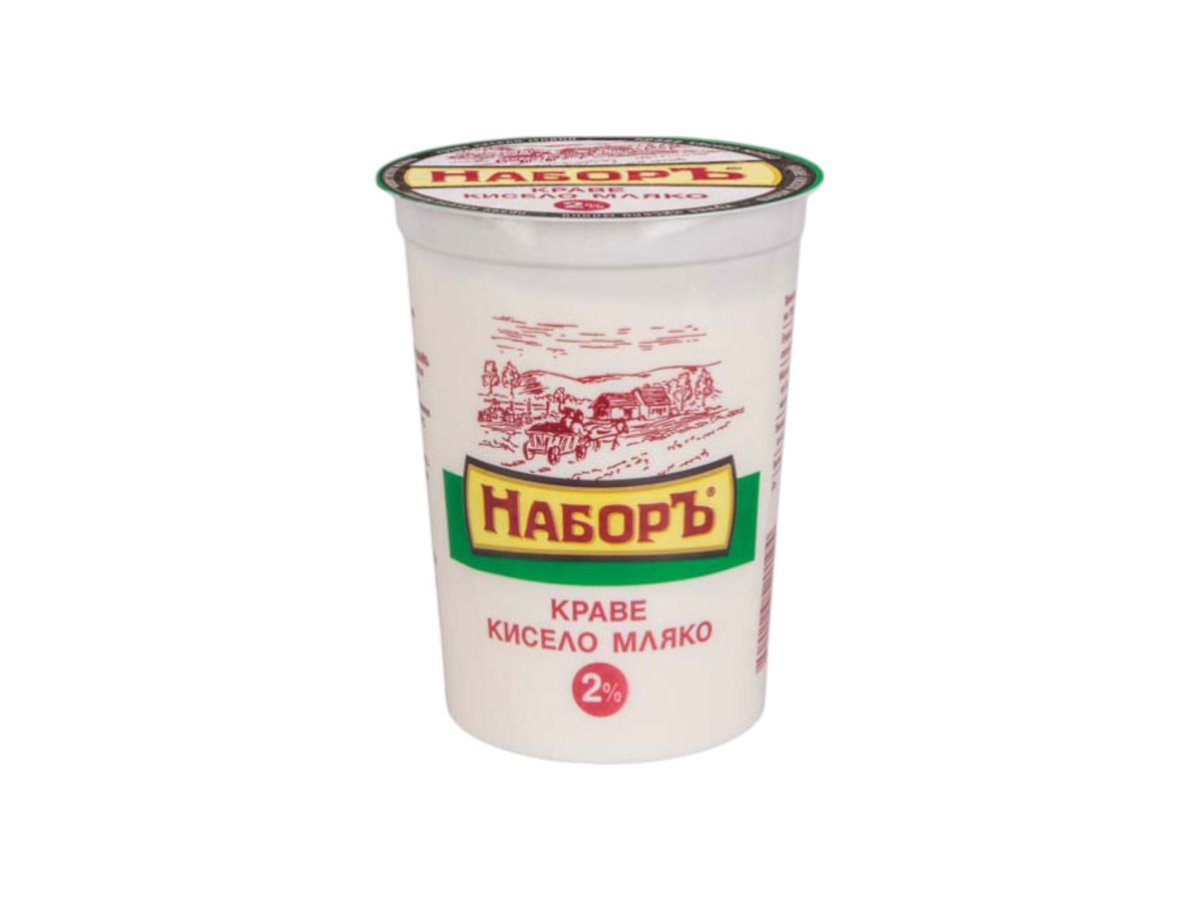 Мляко Кисело Наборъ 2% 500гр