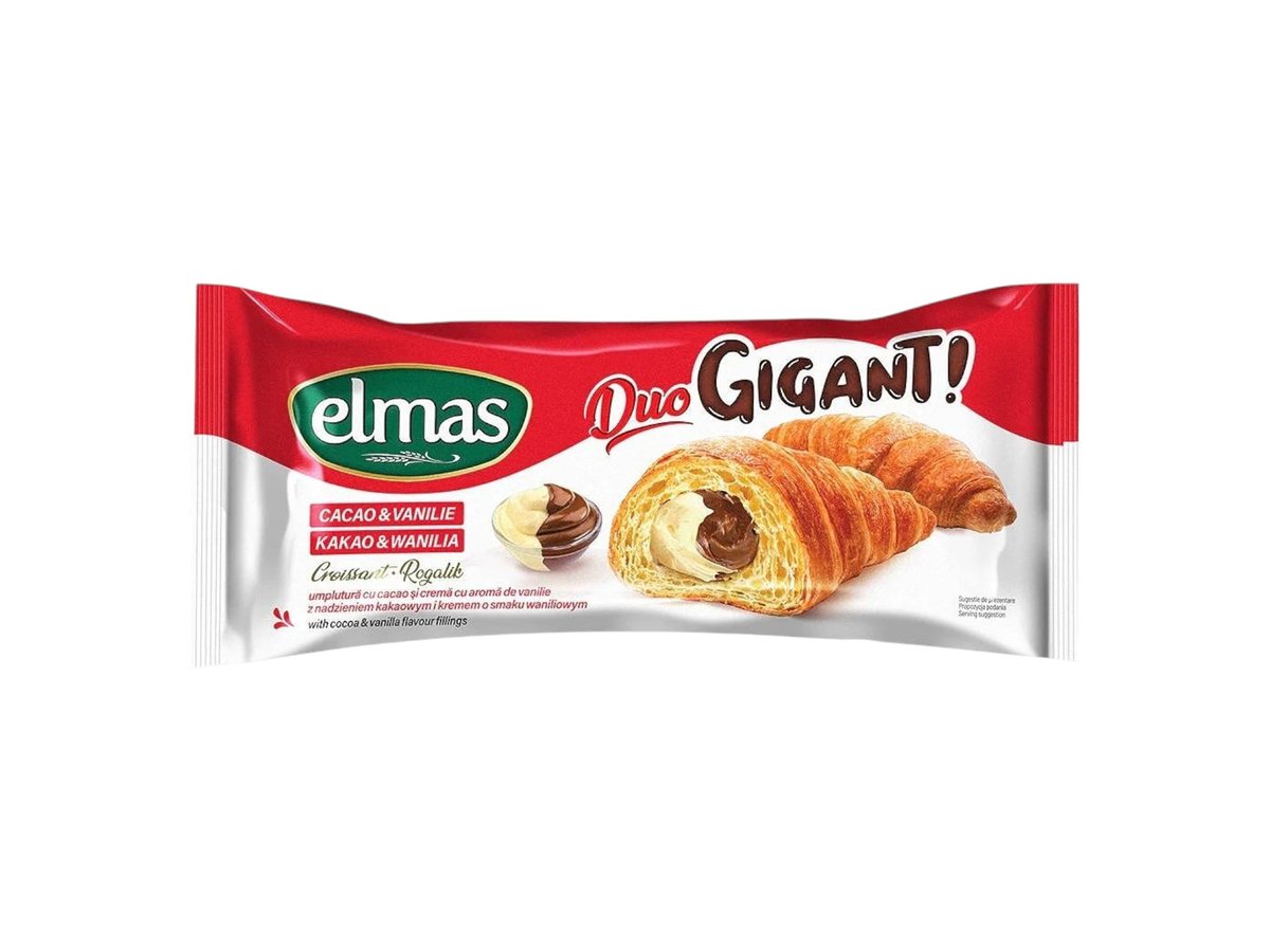 Кроасан Elmas Gigant Какао И Ванилия 160гр