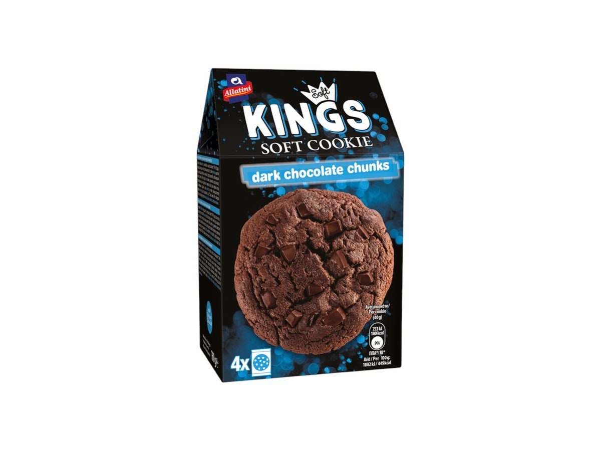 Бисквити Soft Kings Тъмен Шоколад 160гр