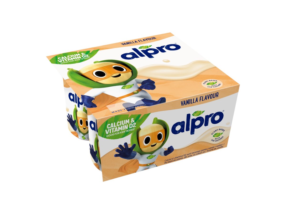 Десерт Alpro Kids Соев Ванилия 4Брхр