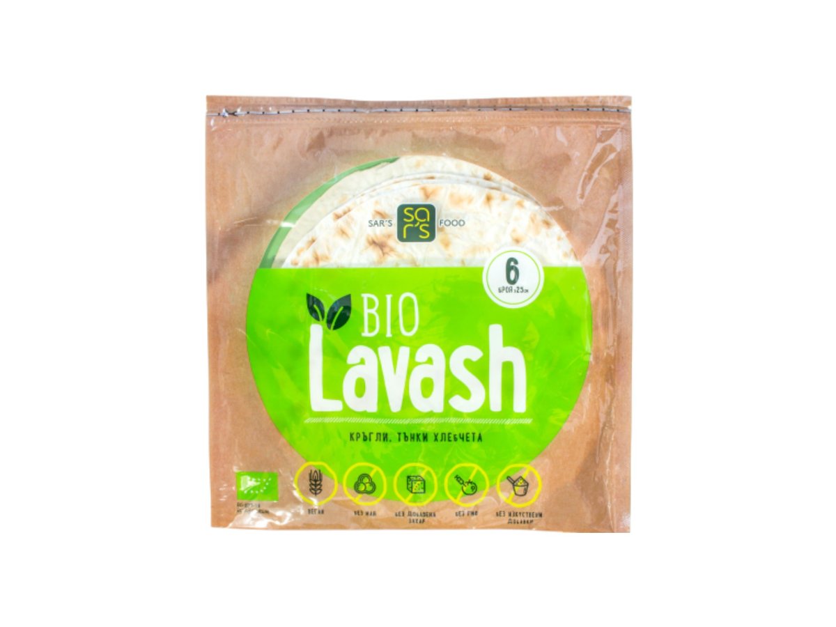 Лаваш Био Sarf Food 6 Бр