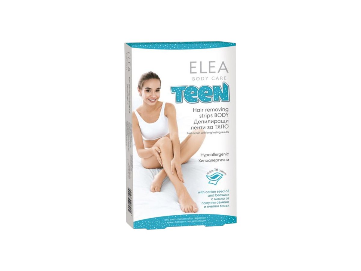 Ленти Депилиращи Elia Teen за Тяло Хипоалергенни 16бр