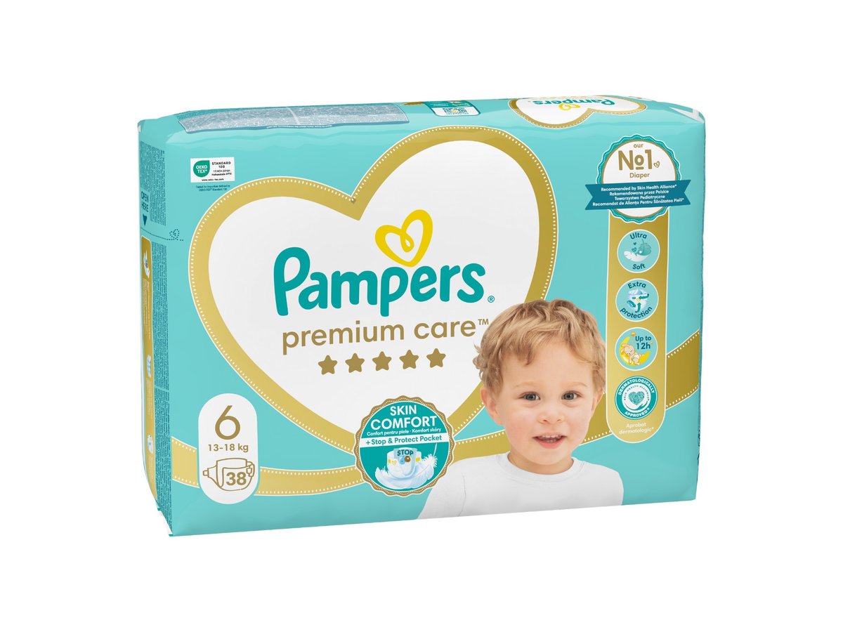 Памперс Премиум Value Pack S6 Xl 38бр34986