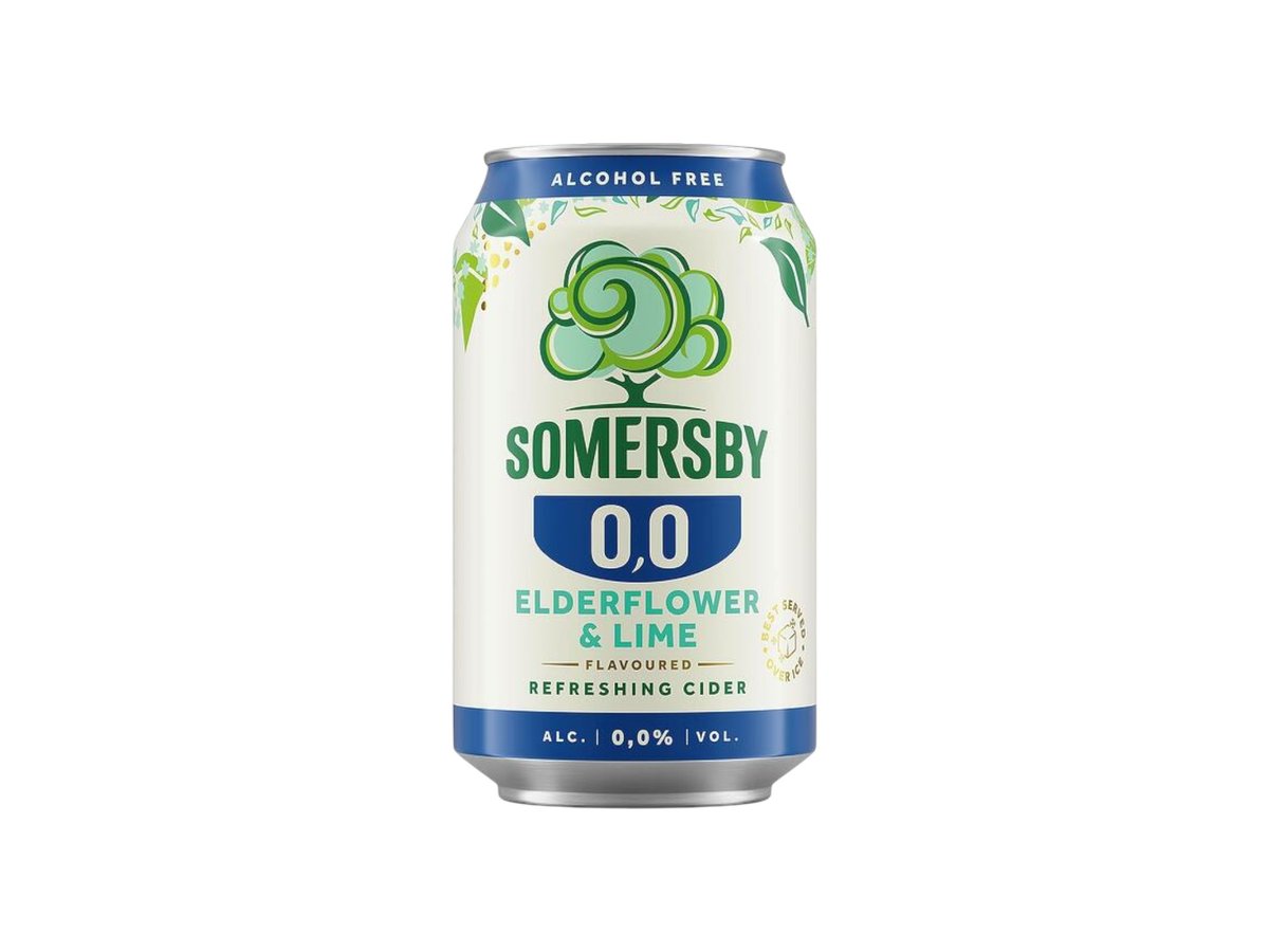 Сайдер Somersby Бъз и Лайм 0,0 330мл Кен