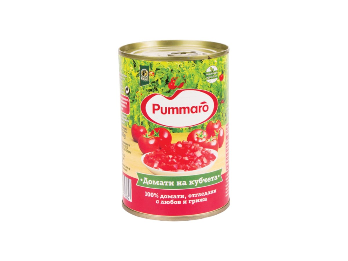 Домати Pumarro На Кубчета Консерва