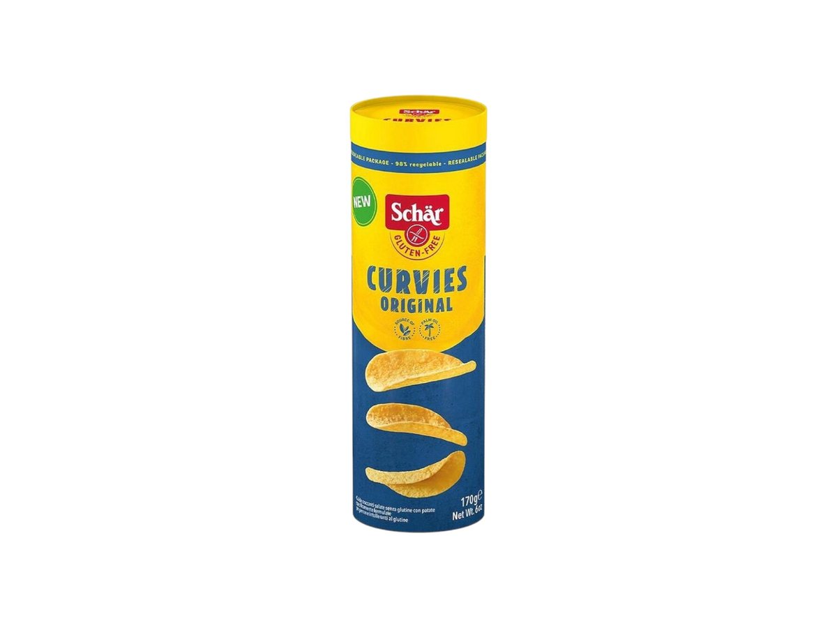 Чипс Безглутенов Schar Curvies Класик 170гр