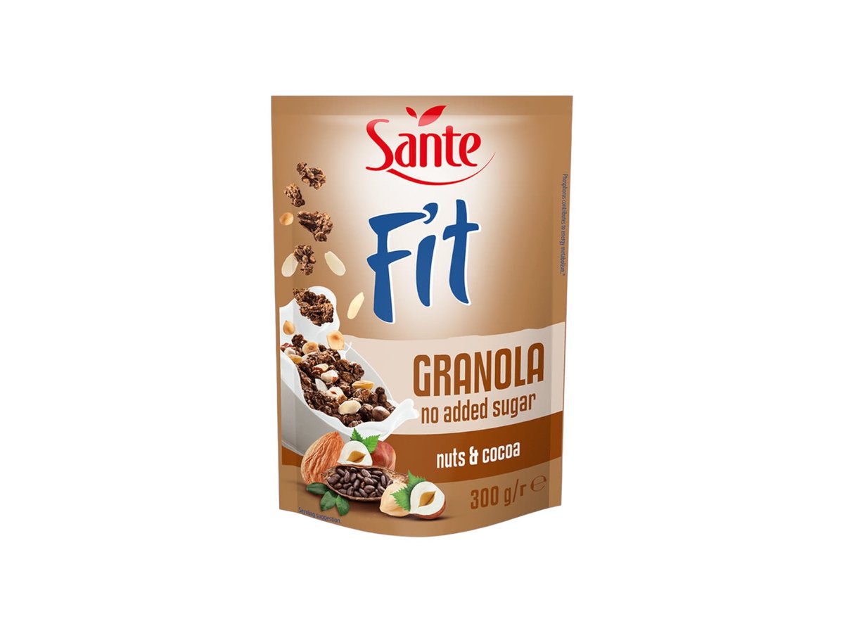 Гранова Sante Fit Ядки и Какао 300гр Без Захар
