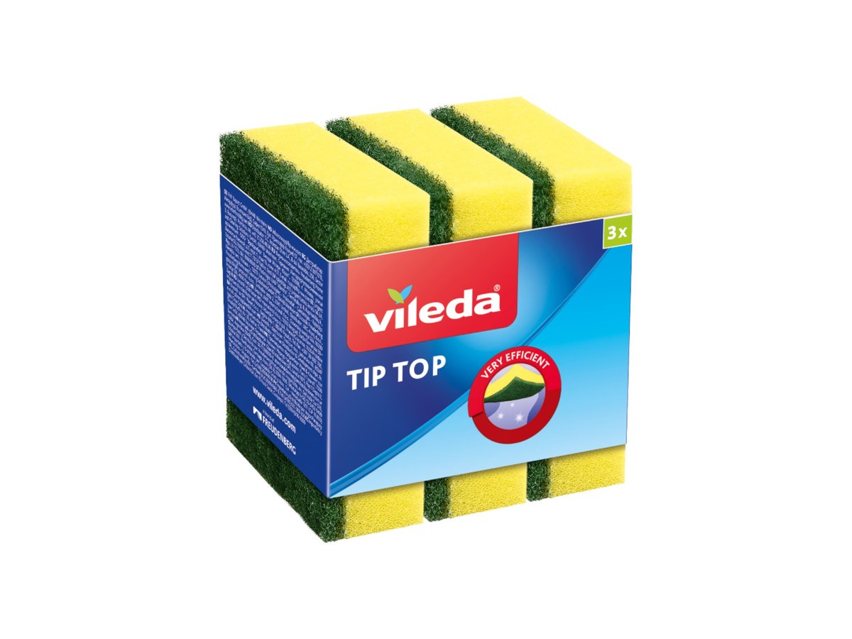 Гъба Домаринска Vileda Tip Top 3бр