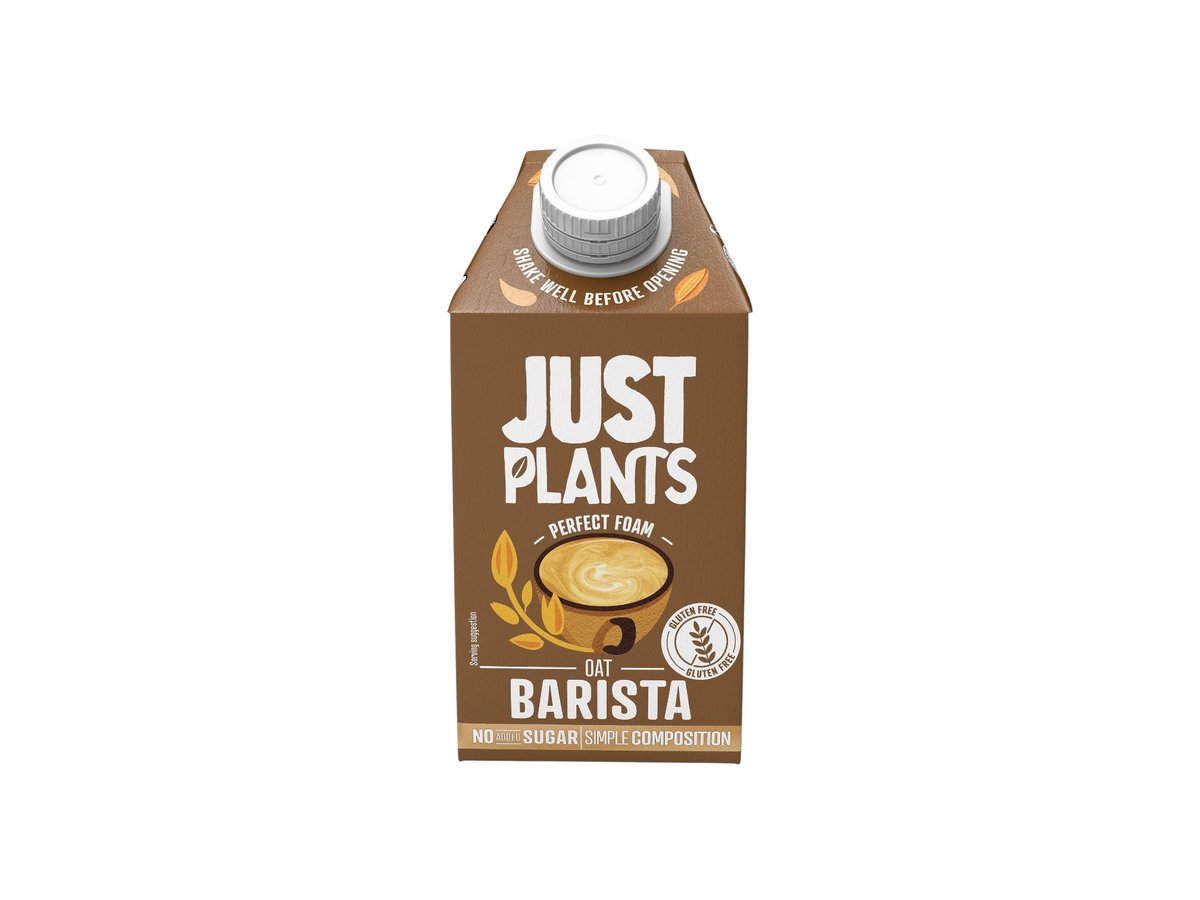 Напитка Just Plants Barista Овесена Неподсладена 500мл
