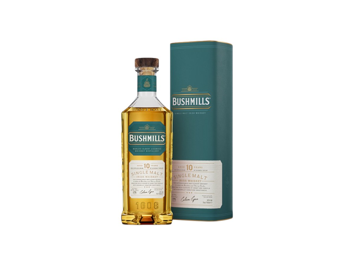 Уиски Бушмилс Single Malt 10 Год. 700мл Кутия Dx